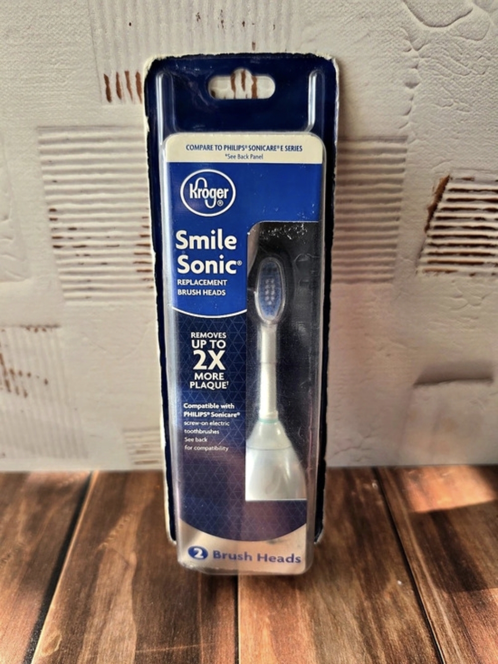 Kroger Smile Sonic Replacement Brush Heads 2-Pack Replacement Brush Heads